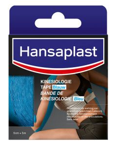 Hansaplast Sport Kinesiologie Tape Blauw 5mX50mm