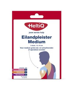 HeltiQ eilandpleister 8x10cm Medium