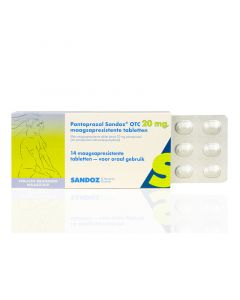 Sandoz Pantoprazol Tabletten MSR 20mg OTC Strip 