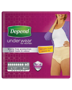 Depend Pants voor Vrouwen Maximum L 1963 - 9 stuks