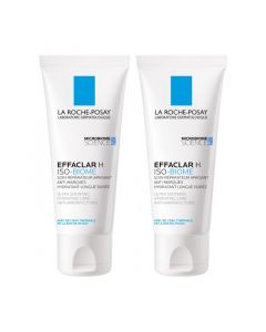 La Roche-Posay Effaclar H Iso-Biome Dagcrème Bundel 2x40ml
