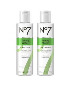 No7 Radiant Results Purifying Toning Water 2x200ml