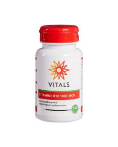 Vitals Vitamine B12 Methylcobalamine 1000mcg Zuigtabletten 