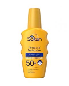 Soltan Zonnebrand Spray Protect & Moisturise SPF50+ 75ml