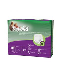 Depend Slip Super Plus Large 15 stuks