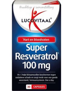 Lucovitaal Super Resveratrol Capsule 100mg 