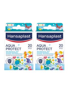 Hansaplast Kids Aqua Protect - Pleisters - Voordeelverpakking van 2