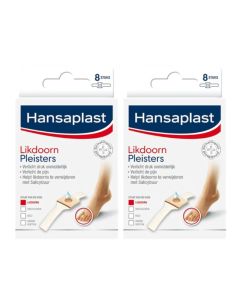 Hansaplast Likdoornpleisters - Pleisters - Voordeelverpakking van 2