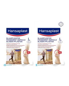 Hansaplast Blarenpleisters Hiel - Pleisters - Voordeelverpakking van 2