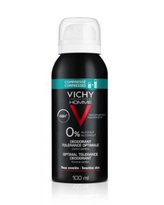 Vichy Homme Deodorant Compressed Spray Gevoelige Huid