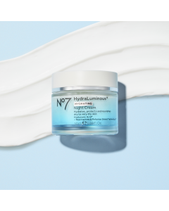 No7 Hydraluminous+ Hydrating Night Cream 50ml