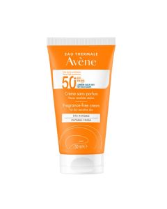Avène Zon Crème SPF50+ Zonder Parfum