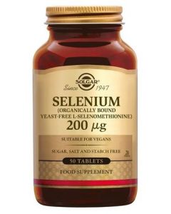Solgar Selenium 200 mcg tablets - 100 stuks