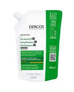 Vichy Dercos Technique Anti-Roos DS Shampoo Navulling - Droog Haar 