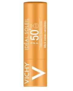 Vichy Ideal Soleil Stick Gevoelige Zones SPF50+ 