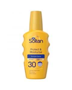 Soltan Zonnebrand Spray Protect & Moisturise SPF30