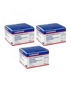 Leukomed Eilandpleister Steriel 5cmx7,2cm 3 stuks