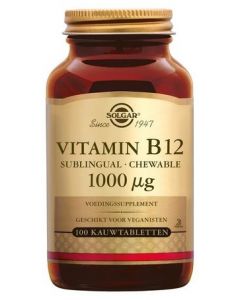 Solgar Vitamin B-12 1000 mcg nuggets kauwtabletten