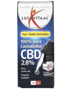 Lucovitaal Pure Cannabidiol -  CBD 2,8% - Hennepolie
