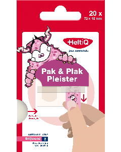 HeltiQ Pak & Plak Pleister Roze