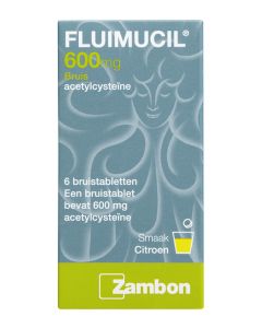 Fluimucil Bruistabletten 600mg Vastzittende Hoest