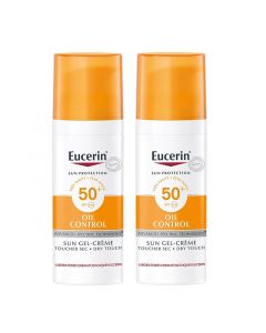 Eucerin Sun Oil Control Gel-Crème SPF50+ 2x50ml