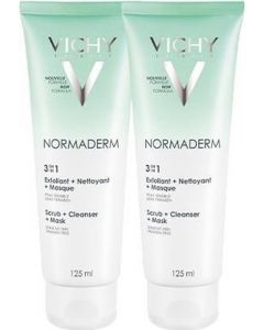 Vichy Normaderm 3 -in-1 Reinigingslotion - 2 x 125 ml - Onzuivere Huid