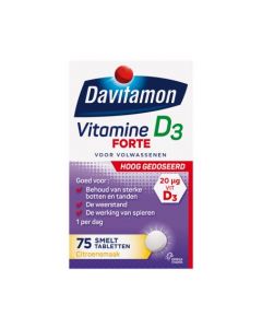 Davitamon Vitamine D3 Forte Smelttablet