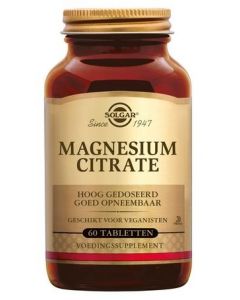 Solgar Magnesium Citrate Tabletten