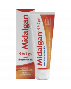 Midalgan 4in1 Gel Met Ibuprofen 5% 100g