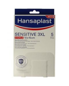 Hansaplast Sensitive XL/XXL/3XL/4XL Pleisters - Steriele Wondbescherming 5 Stuks