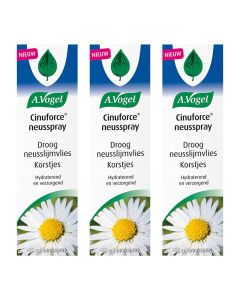 Vogel Cinuforce neusspray droog neusslijmvlies korstjes 3x15ml