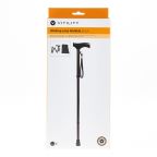 Vitility Wandelstok opvouwbaar - zwart