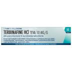 Terbinafine Crème 10mg/g Teva 15gr
