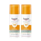 Eucerin Sun Oil Control Zonnebrand Gezicht - SPF 50+ - 2x50ml
