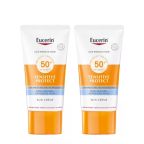 Eucerin Sun Sensitive Protect Crème Zonnebrand Gezicht - SPF 50+ - 2x50ml