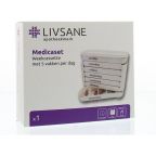 Medicaset Medicijnbox Wit 5-vaks Braille