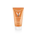 Vichy Capital Soleil SPF50 Dry Touch Zonnecrème - Gemengde tot Vette Huid - Gelaat - 50ml