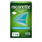 Nicorette Menthol Mint Kauwgom 2mg 105 