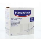 Hansaplast Sensitive Pleister 5m x 6cm - Zachte en Huidvriendelijke Wondbescherming 1 Stuk