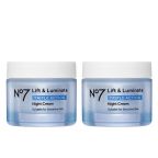 No7 Lift & Luminate Triple Action Nachtcrème 2x50ml
