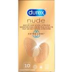 Durex Condoom Nude Extra Lube 10St