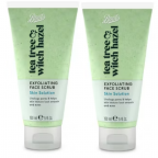 Boots Tea Tree & Witch Hazel Exfoliating Face Scrub 2x50ml