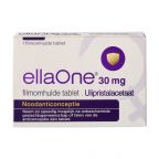 EllaOne Noodanticonceptie Tablet Filmomhuld 30mg 1 stuk