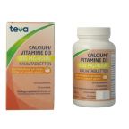 Calcium/Vitamine D3 Teva Kauwtablet 500Mg 90St