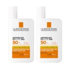 La Roche-Posay Anthelios UVMUNE 400 Onzichtbare Zonnebrand Fluide SPF50+ - 2x50 ml