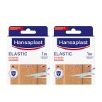 Hansaplast Elastic 1 m x 8 cm - Pleisters - Voordeelverpakking van 2