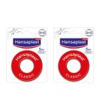 Hansaplast Hechtpleister Classic - 5m x 2,5cm - Pleisters - Voordeelverpakking van 2