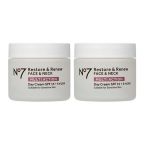 No7 Restore & Renew Face & Neck Multi Action Dagcrème 2x50ml