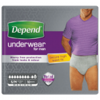 Depend Pants voor Mannen Maximum S/M 1959 - 9 stuks